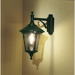 Foto van Konstsmide virgo down 568-600 buitenlamp (wand) spaarlamp, led e27 100 w groen