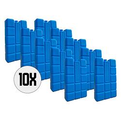 Foto van Dula koelelementen - blauw - 10 stuks - 400 gram - 16x9x3,2cm