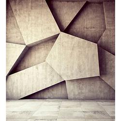 Foto van Dimex concrete background vlies fotobehang 225x250cm 3-banen