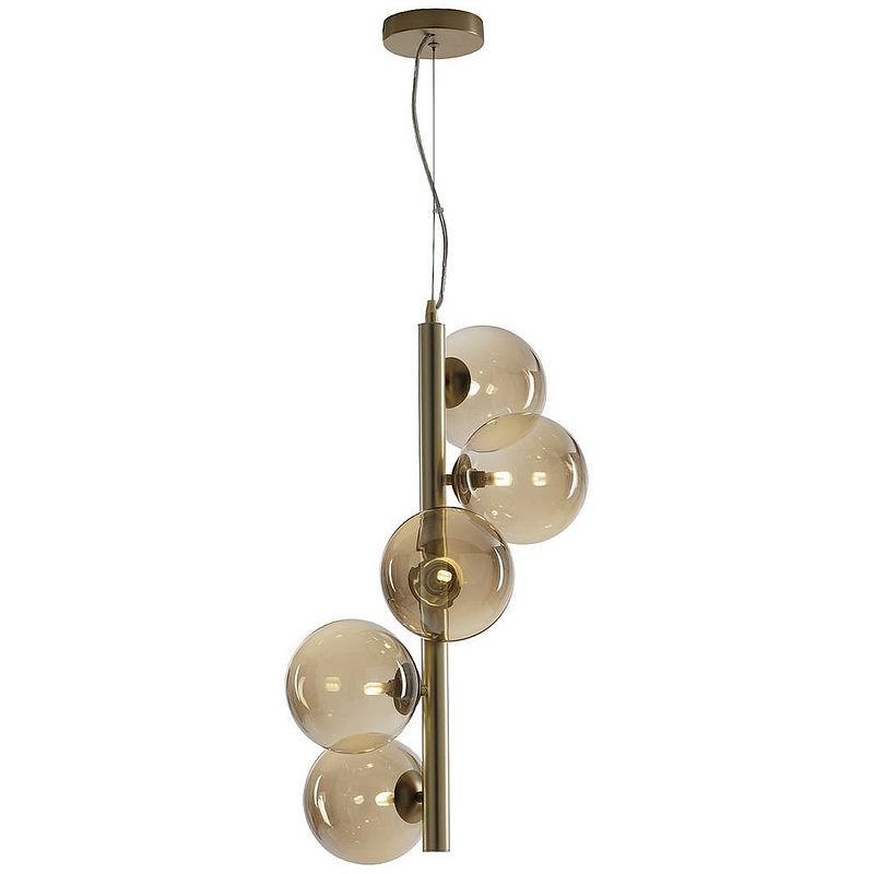 Foto van Eco-light pendelleuchte 9120-s5 go hanglamp g9 champagne