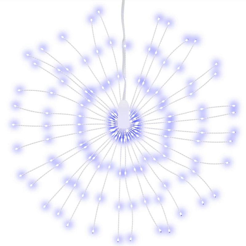 Foto van Vidaxl kerstverlichting vuurwerk 140 blauwe led'ss 17 cm