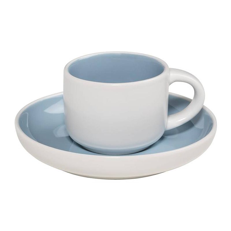 Foto van Maxwell & williams - tint espresso kop & schotel blauw