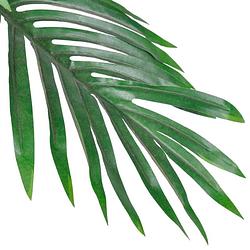 Foto van The living store cycaspalm kunstplant - 80 cm - levensecht - met pot