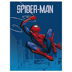 Foto van Marvel fleecedeken spider-man junior 140 x 100 cm blauw/rood