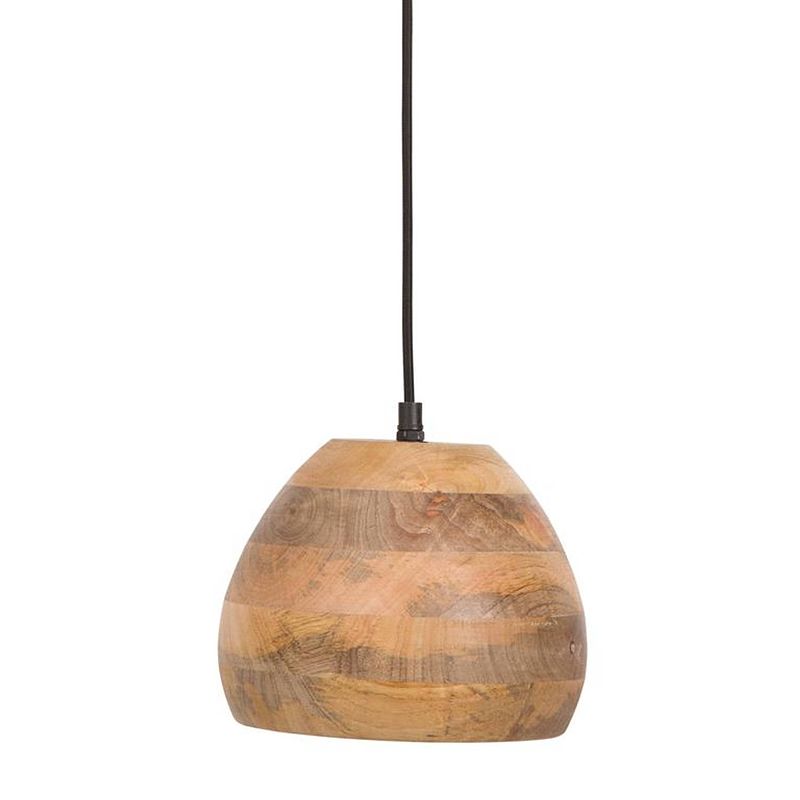 Foto van Dutchbone - pendant lamp woody - bruin