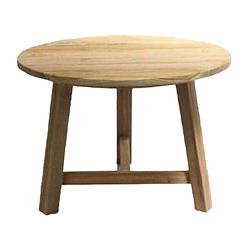 Foto van Teak table wood d70xh50cm