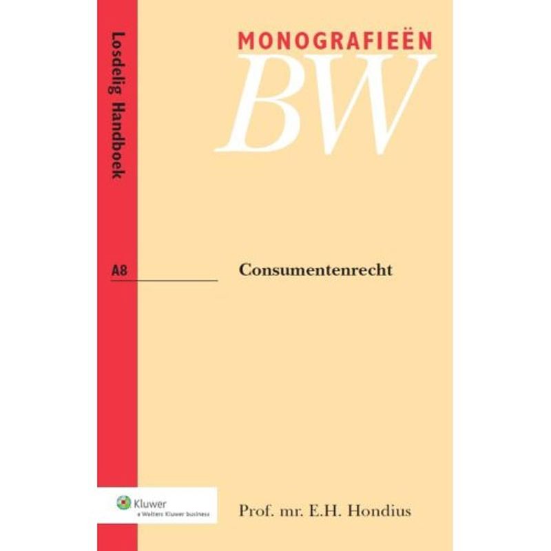 Foto van Consumentenrecht - monografieen bw