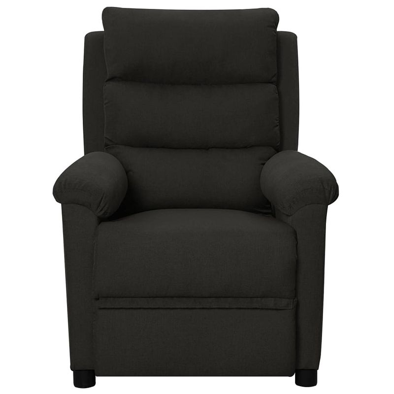 Foto van The living store fauteuil verstelbaar - zwart - 74 x 143 x 82.5 cm