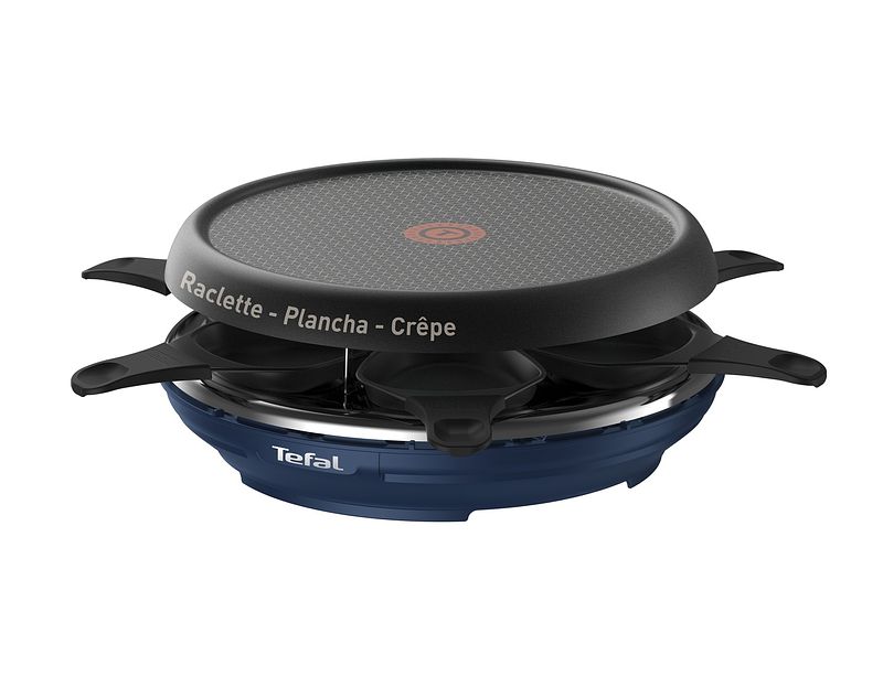 Foto van Tefal re12a4 gourmetset blauw