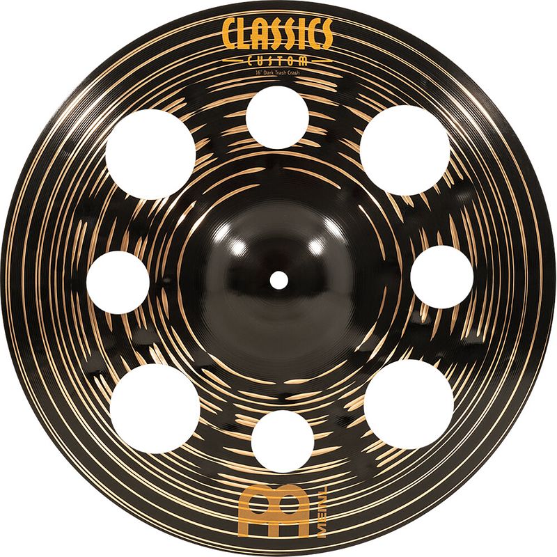 Foto van Meinl cc16datrc classics custom dark trash crash 16 inch