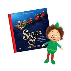 Foto van Santa & de pixies, pakket pixiepop + over hoe de kerstman de kerstman werd - thaïs vanderheyden - paperback (9789463889360)