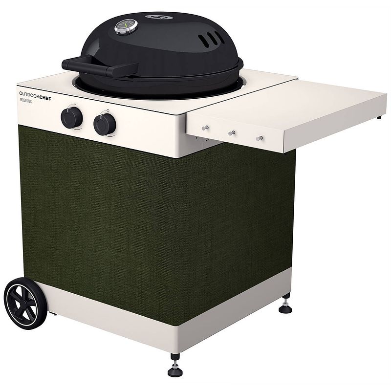 Foto van Outdoor chef bbq accessoire uitwisselbaar front voor arosa 570 g moss green