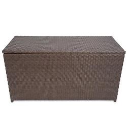 Foto van Infiori tuinbox 120x50x60 cm poly rattan bruin