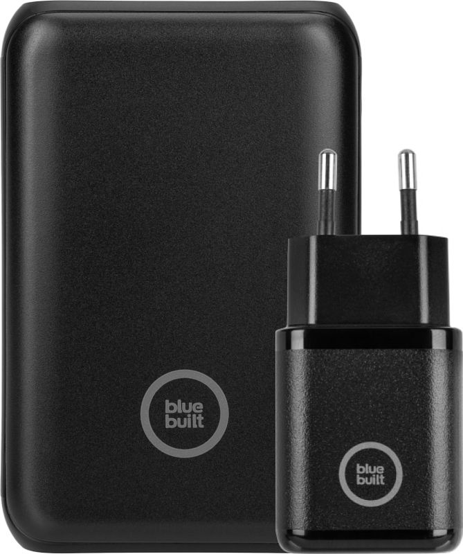 Foto van Bluebuilt powerbank 10.000 mah power delivery en quick charge + oplader 30w