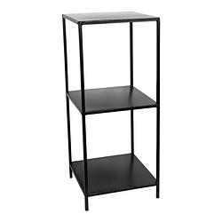 Foto van Ptmd new noba grey metal pedestal open w shelf s