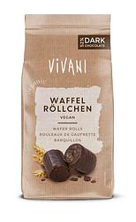 Foto van Vivani wafer rolls pure chocolade