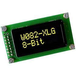 Foto van Display visions oled-display geel-groen 5.55 mm 3.3 v, 5 v aantal cijfers: 2 eaw082-xlg