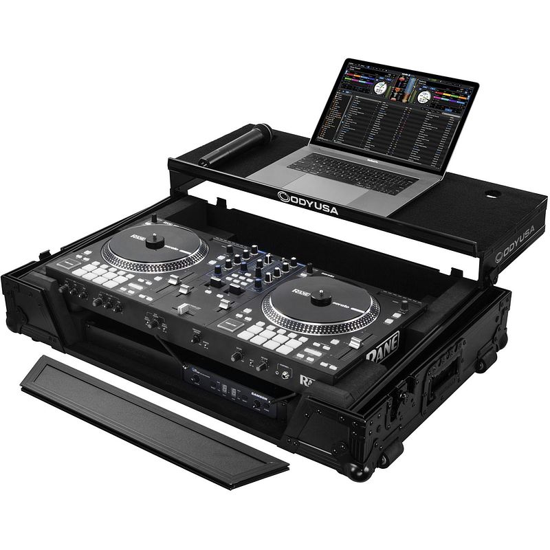 Foto van Odyssey fzgsraneonewbl flightcase met 1u rack voor rane one