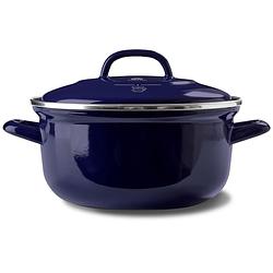 Foto van Bk braadpan indigo blauw - ø 24 cm / 4.2 liter