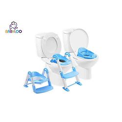 Foto van Babyloo bambino boost 3-in-1 training seat - blauw/wit