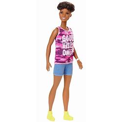 Foto van Barbie tienerpop fashionistas #128 roze 30 cm