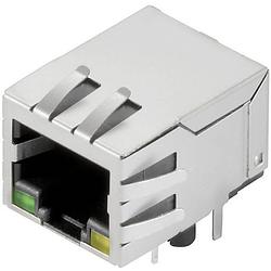 Foto van Weidmüller rj45c5 t1d 3.2e4g/y ty rj45-aansluitstekker cat 5 2562820000 bus, inbouw horizontaal aantal polen 12 zilver, zwart 140 stuk(s)