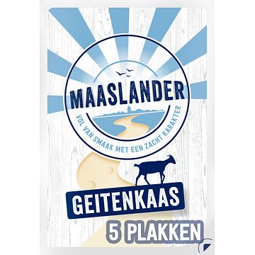Foto van Maaslander 50+ geitenkaas plakken 140g bij jumbo