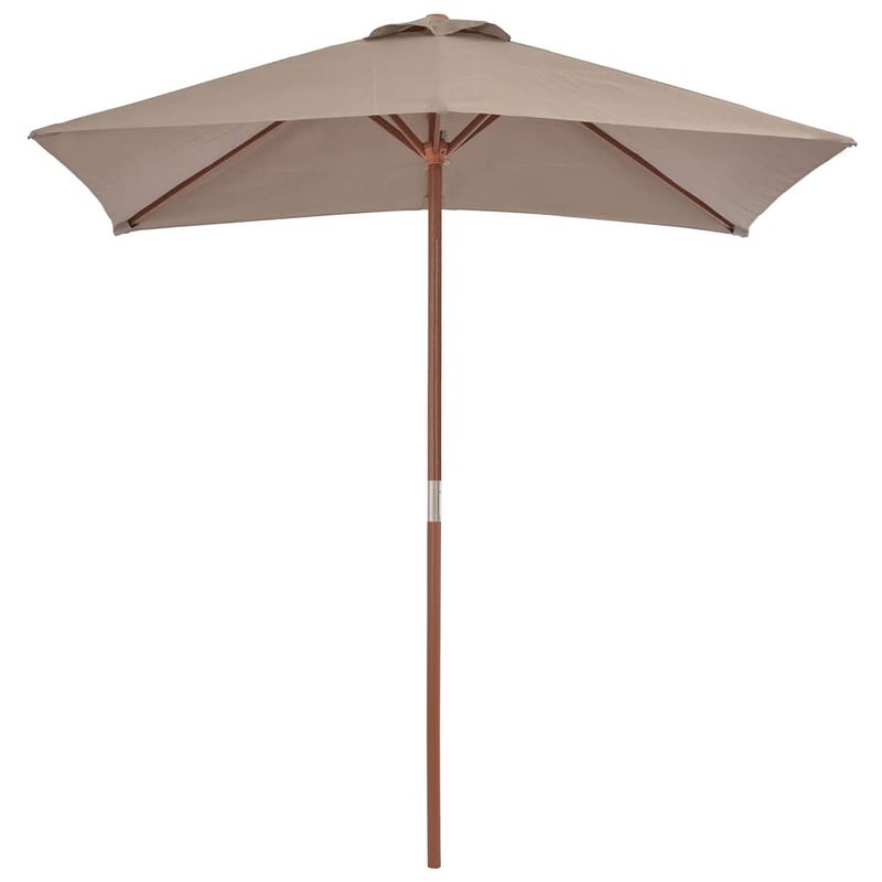 Foto van The living store parasol tuin - 150x200x235 cm - taupe