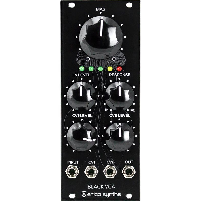 Foto van Erica synths black vca v2 eurorack module