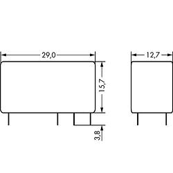 Foto van Wago 788-180 printrelais 230 v/ac 8 a 2x wisselcontact 20 stuk(s)