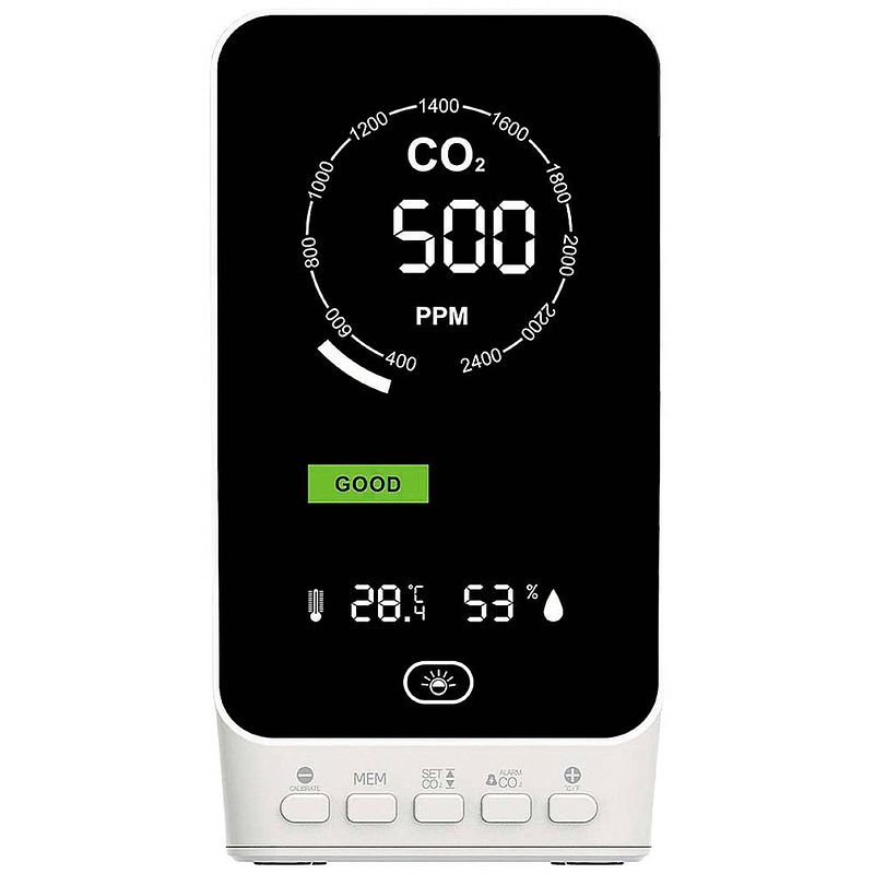 Foto van Tfa dostmann co2-monitor airco2ntrol up 31.5010.02 co₂-meter