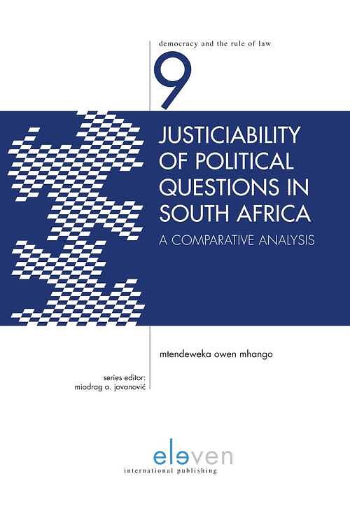 Foto van Justiciability of political questions in south africa - mtendeweka owen mhango - ebook (9789462740761)