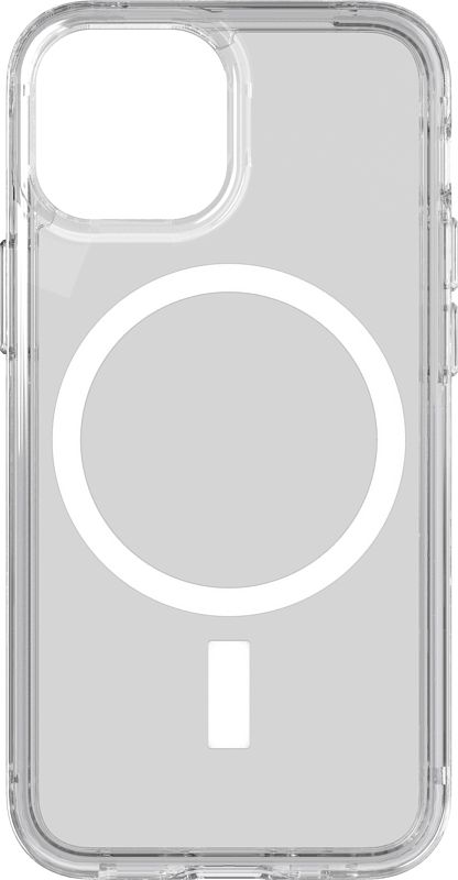 Foto van Tech21 evo clear apple iphone 13 mini back cover met magsafe transparant