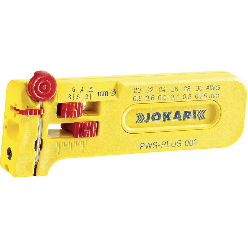 Foto van Jokari 40025 pws plus 002 draadstripper geschikt voor pvc-draden, ptfe-draden 0.25 tot 0.80 mm