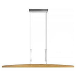 Foto van Herzblut hanglamp arco dim up-down 130 cm eiken