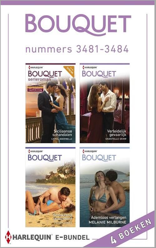 Foto van Bouquet e-bundel nummers 3481-3484 (4-in-1) - caitlin crews - ebook (9789402500110)