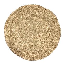 Foto van 4goodz vloerkleed jute naturel rond ø 120 cm - bruin