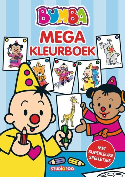 Foto van Bumba : mega kleurboek - paperback (9789462776821)