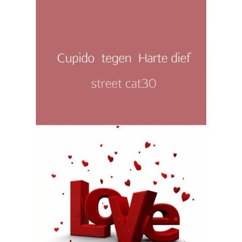 Foto van Cupido tegen harte dief