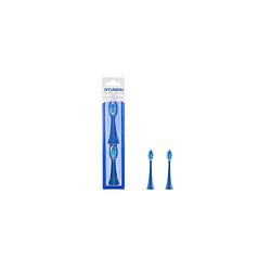 Foto van Hyundai electronics - elektrische tandenborstel - opzetborstel - blauw - 2 stuks