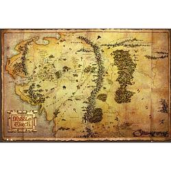 Foto van Gbeye the hobbit map poster 91,5x61cm