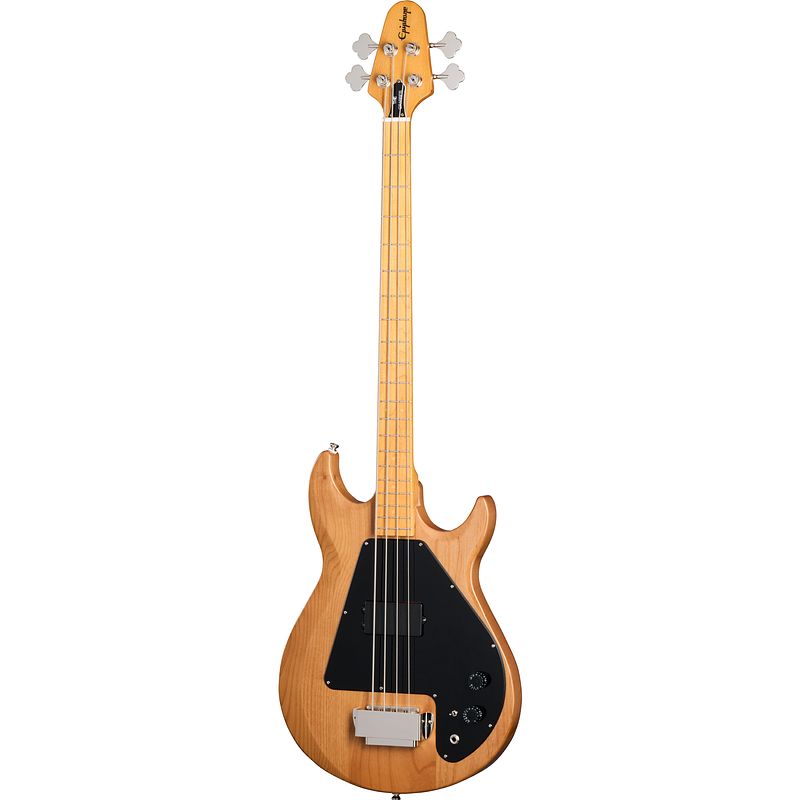 Foto van Epiphone grabber bass natural elektrische basgitaar met premium gigbag