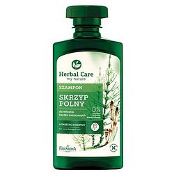 Foto van Herbal care field horsetail shampoo voor zeer beschadigd haar 330ml