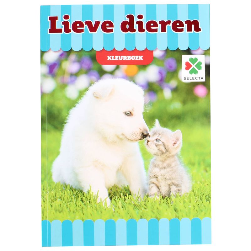 Foto van Selecta kleurboek lieve dieren junior 21 x 30 cm