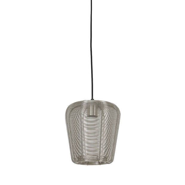 Foto van Light & living - hanglamp adeta - 23x23x25 - zilver