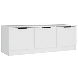 Foto van Vidaxl tv-meubel 102x35x36,5 cm bewerkt hout wit