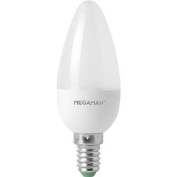 Foto van Megaman mm21125 led-lamp energielabel g (a - g) e14 kaars 5 w = 40 w warmwit (ø x l) 35 mm x 100 mm dimbaar 1 stuk(s)