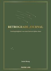 Foto van Retrograde journal - josie boog - hardcover (9789000382545)