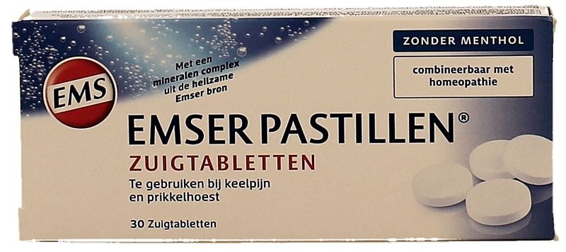 Foto van Emser pastillen zonder menthol zuigtabletten