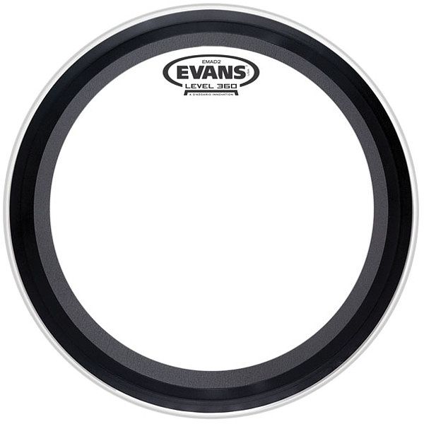 Foto van Evans bd24emad2 clear emad2 bassdrumvel 24 inch